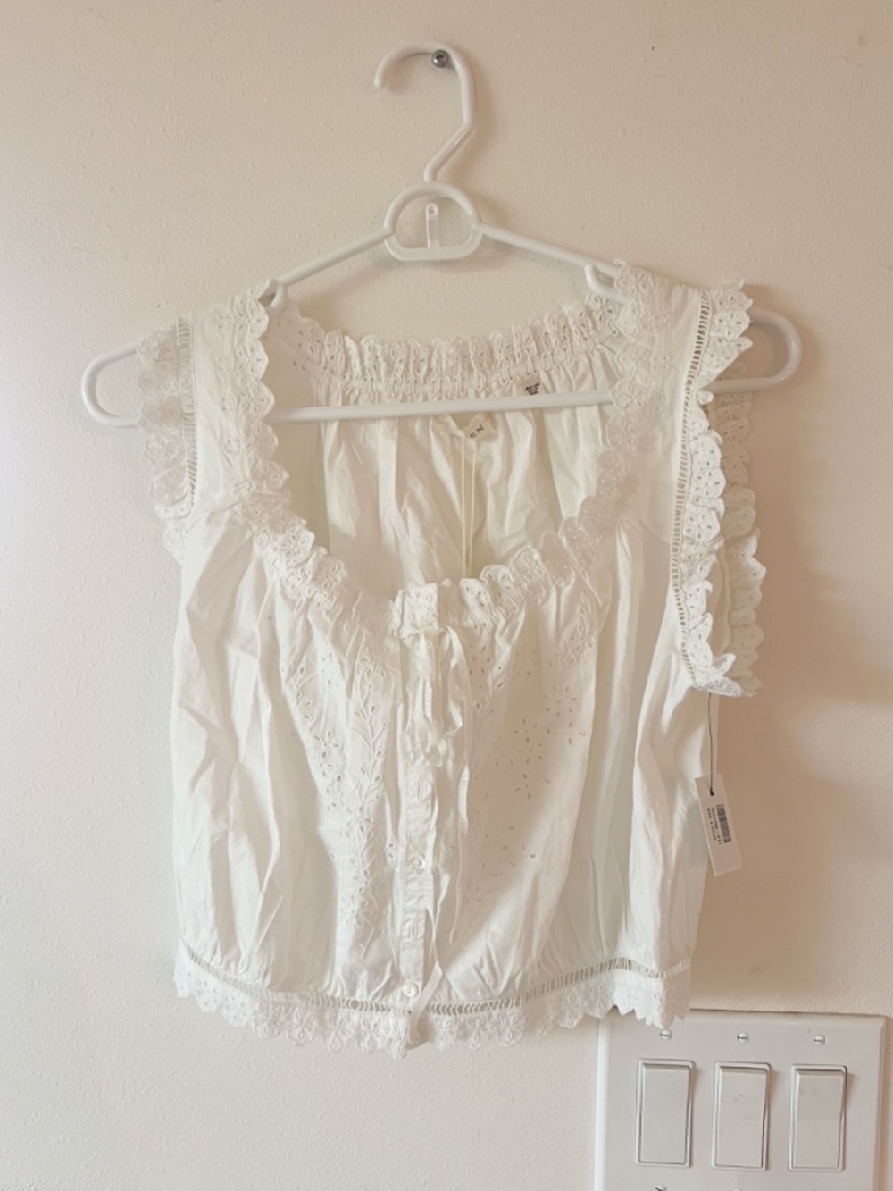 DÔEN Traveler Top in White Salt XS - Picture 4 of 7